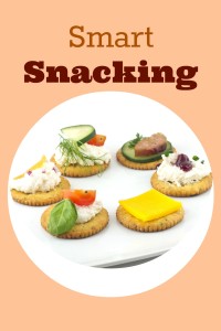 Assorted canopes, appetizer crackers with toppings