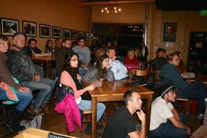 Science on Tap audience at the local brewery Pateros Creek