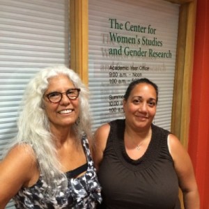 Head of the Department of Ethnic Studies Irene Vernon, left, and Caridad Souza, director of the Center for Women's Studies and Gender Research.
