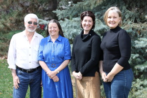 Researchers involved in the project include, from left, William Gavin, Patricia Davies, Laura Bellows and Susan Johnson.