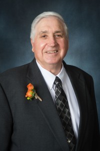 Dale McCall (B.S., Vocational Agriculture, ’68; M.Ed., Trade and Industrial Education, ’72; Ph.D., Vocational Education ’82) is honored as the College of Agricultural Sciences Honor Alumnus at the 2015 Distinguished Alumni Awards banquet sponsored by the Colorado State University Alumni Association. October 15, 2015