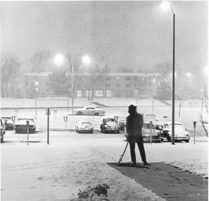 Cold work on a snowy night, 1971