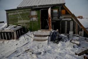 Wrangel island hut photo by Joel Berger