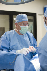 Stephen Withrow in surgery