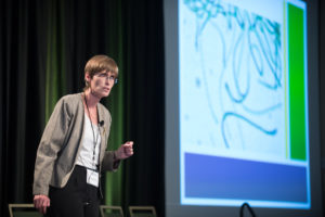 Jessica Davis from Thin Air Nitrogen Solutions, LLC, presents at the Business Pitch Slam at Colorado State University's 2015 Agriculture & Innovation Summit. March 19, 2015