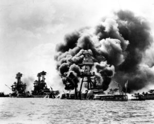 Explosion at Pearl Harbor