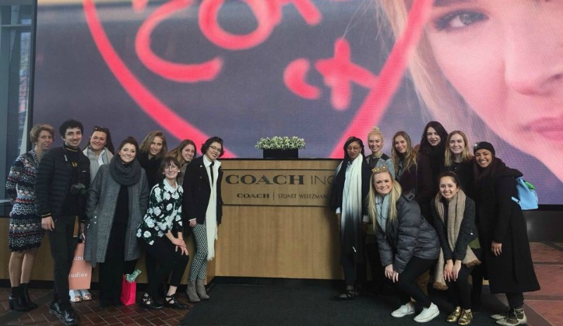 Design and Merchandising students visited Coach in NYC