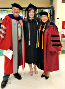 Emily Rice with SOE Faculty