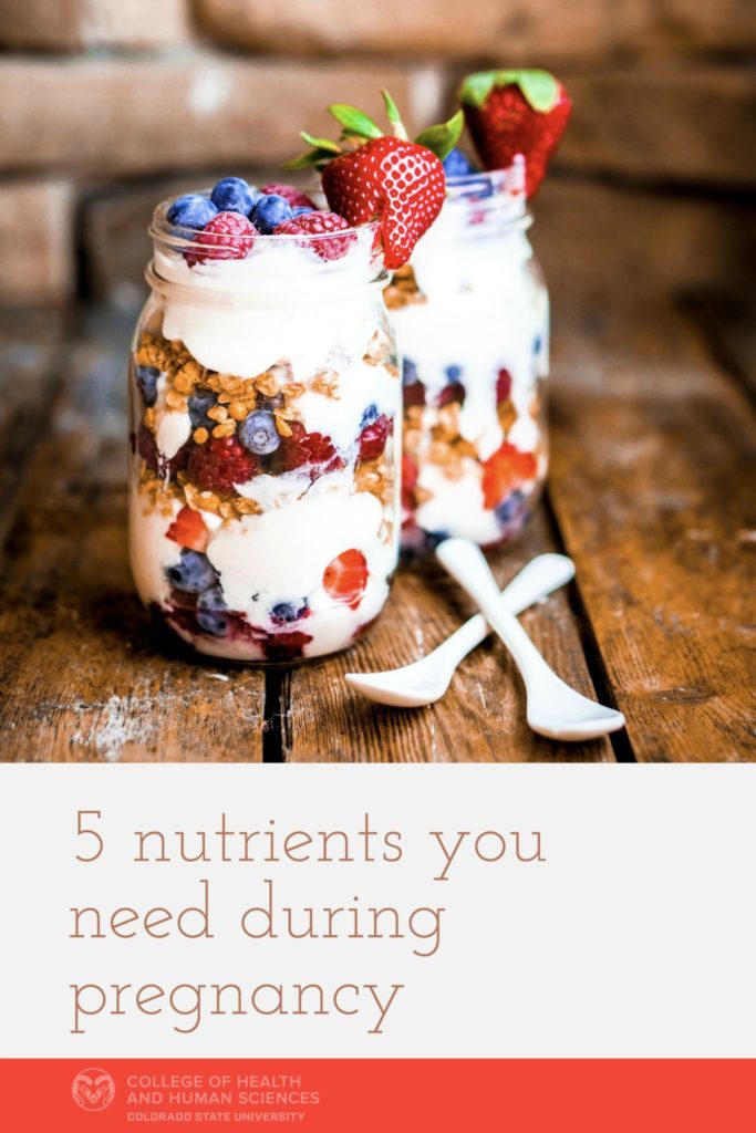 These 5 nutrients are especially important to eat during pregnancy.