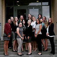 A group photo of the Colorado State Society of Human Resource Management group