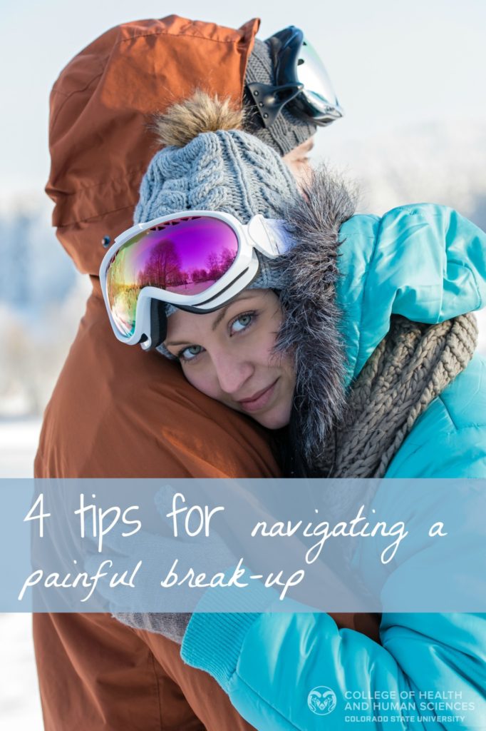 Here are four tips for navigating a painful break up. 