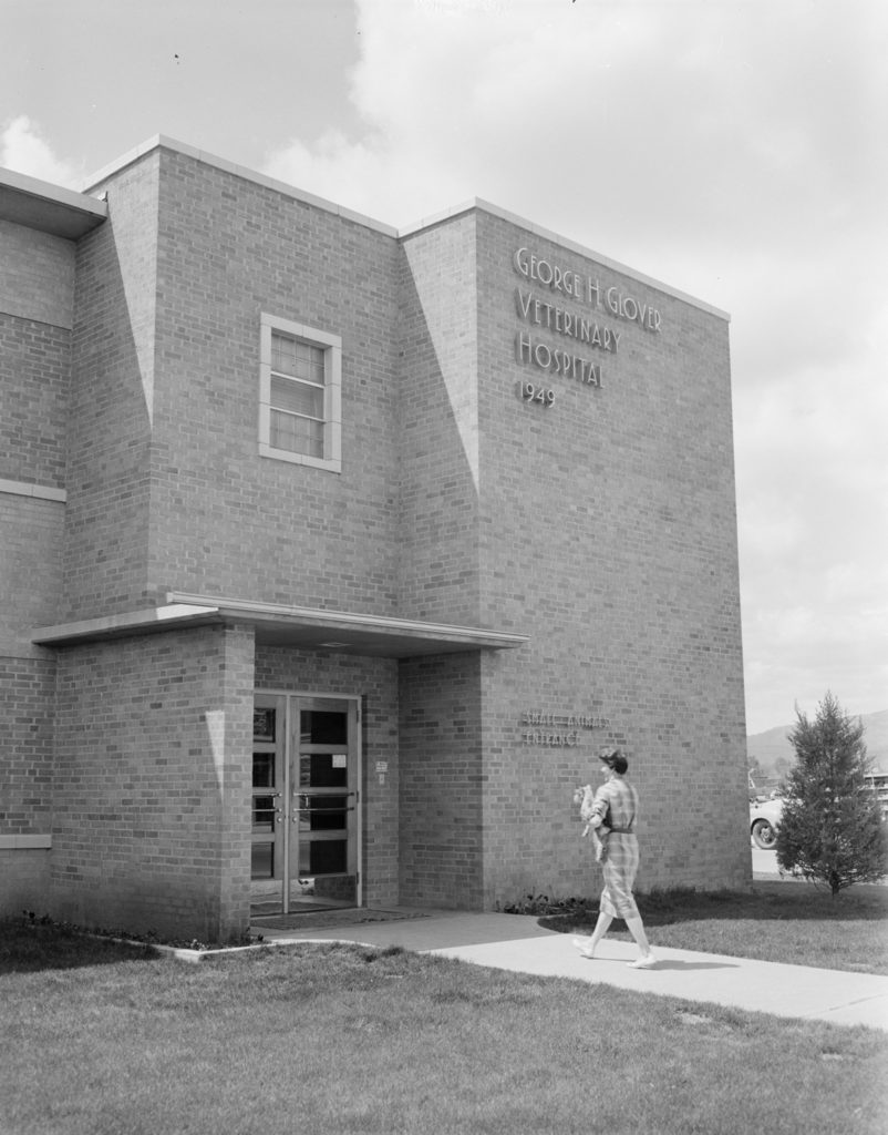 The George H. Glover Hospital was built in 1949 and operated until 1979, when the current hospital opened. (CSU archive, 1960)