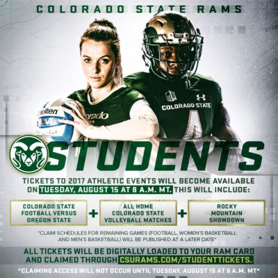 Student tickets graphic