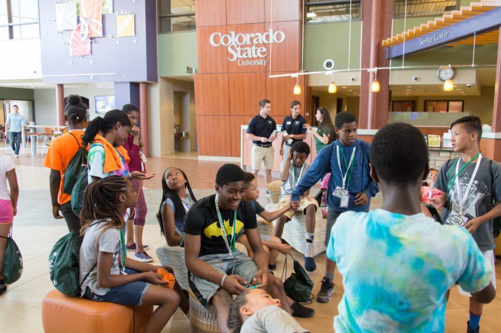 The Boys and Girls Clubs of Denver visit the Colorado State University campus, July 7, 2016.