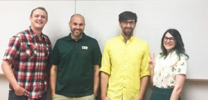 color photo of the IT team at CSU's veterinary teaching hospital