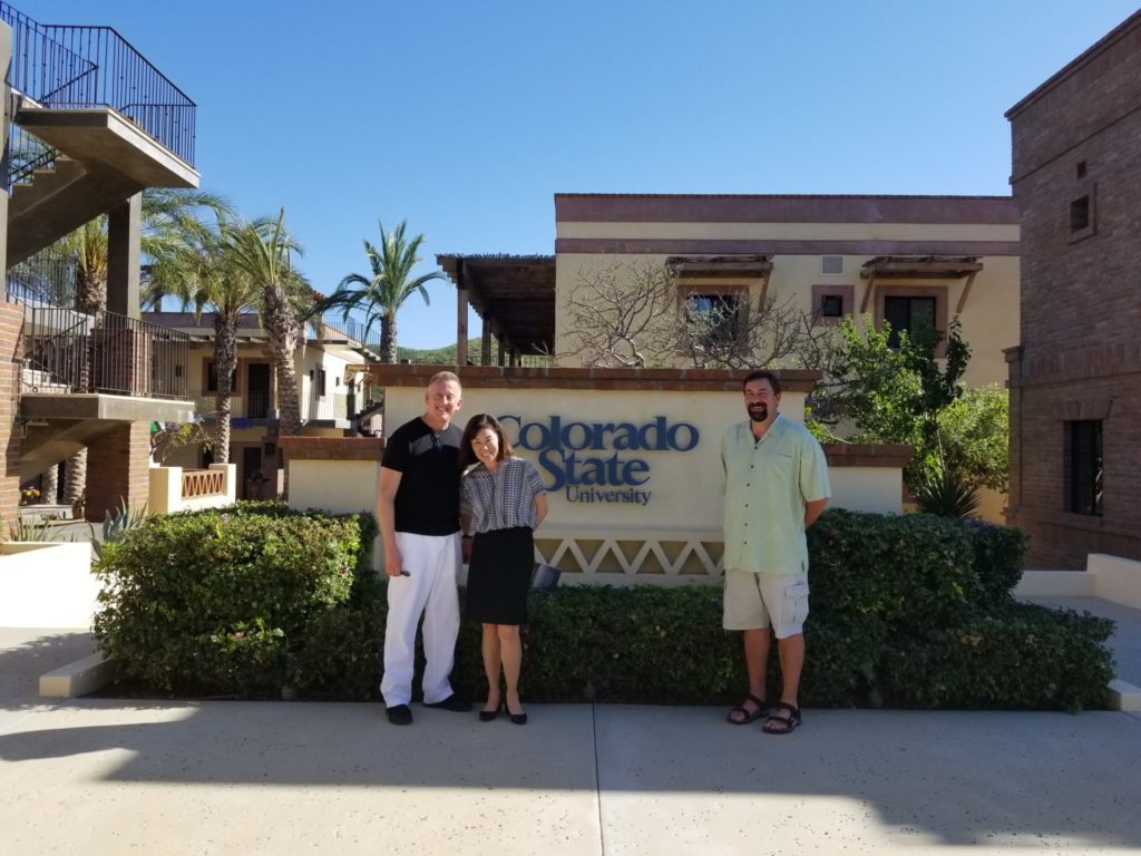 Tony Frank and two people in Todos Santos