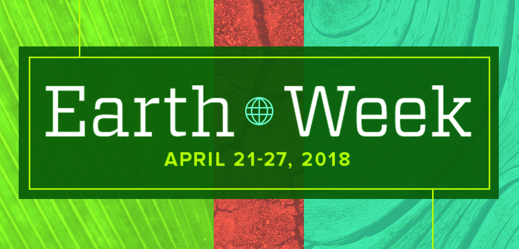 Earth Week 2018 graphic