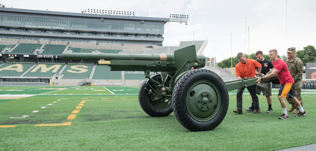 CSU's restored cannon