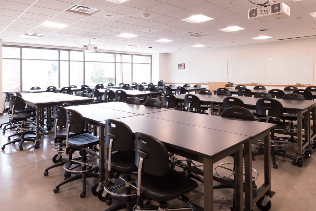 New classroom in Michael Smith Natural Resources Building