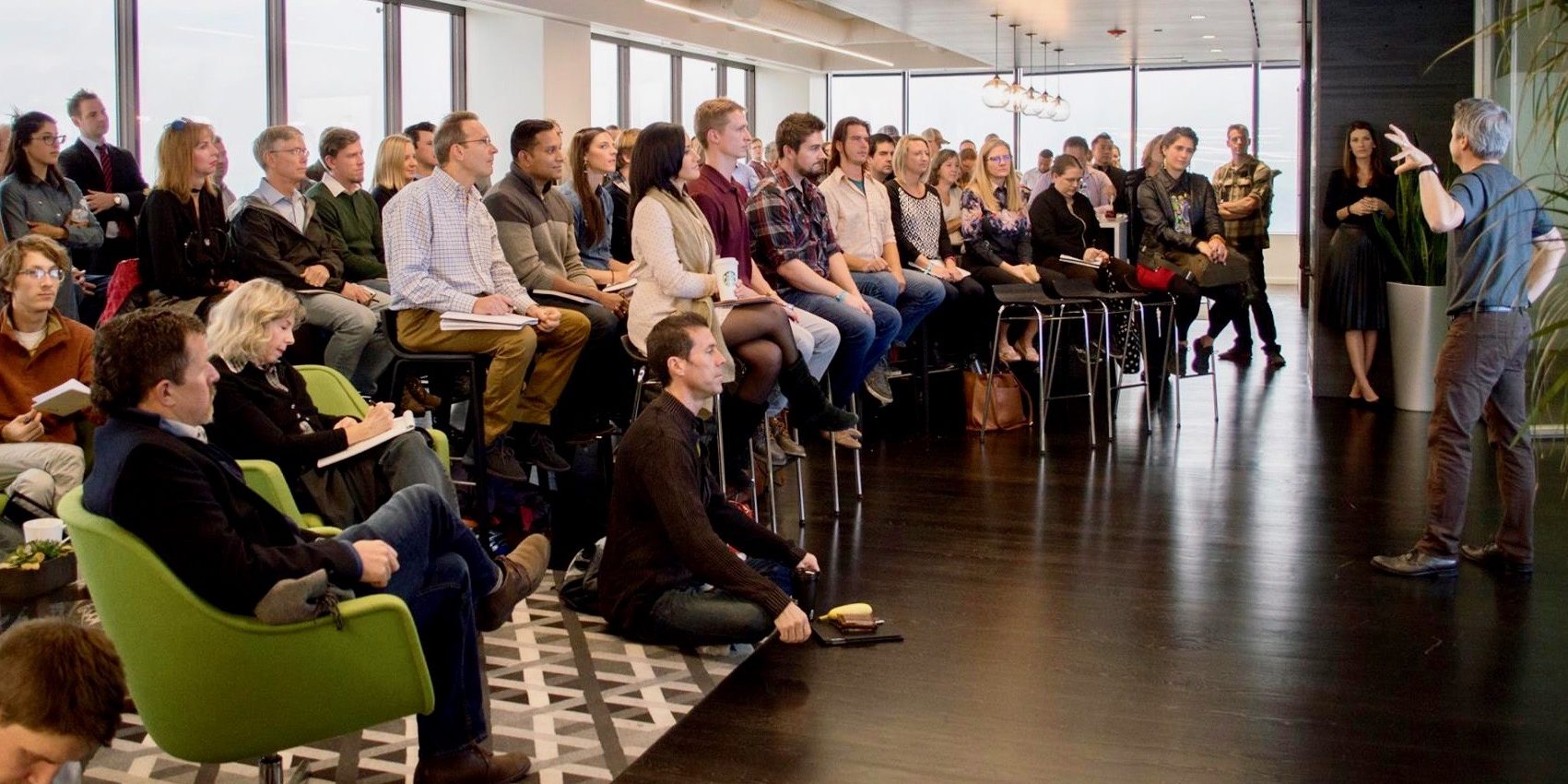 Attendees at Denver Startup Week 2017 session.