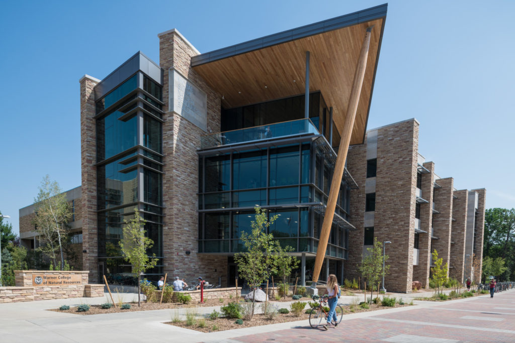 The recently completed Michael Smith Natural Resources Building.