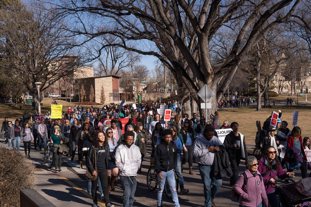 Marchers on the Oval