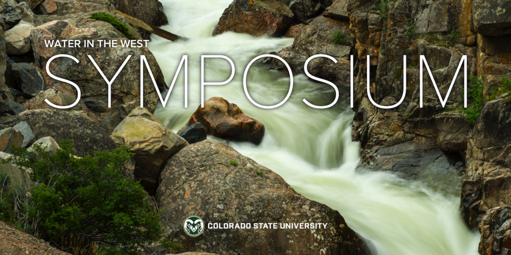 CSU Water in the West Symposium banner graphic.