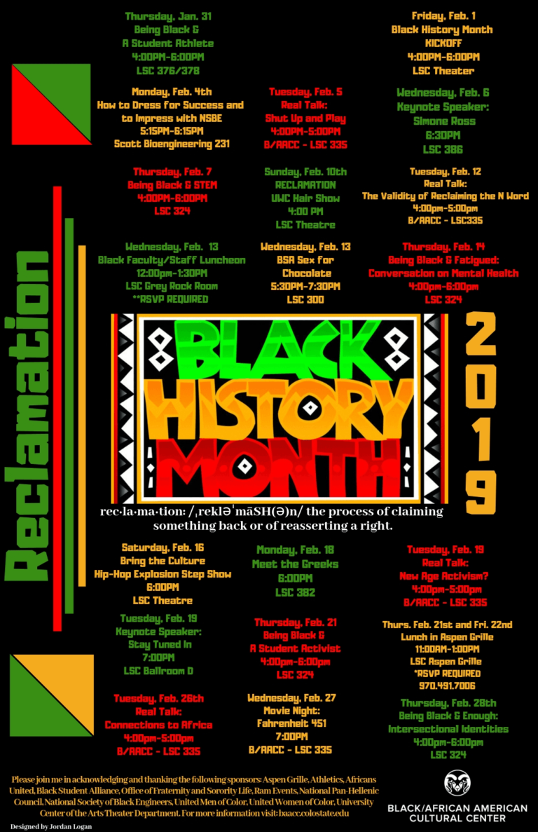 Celebrate Black history CSU hosting variety of events for Black