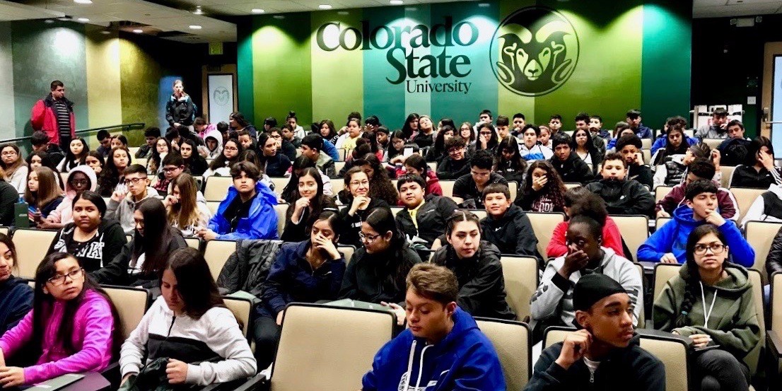 8th graders from Bruce Randolph Middle School visit the CSU campus in Fort Collins, which is held annually for the entire 8th grade class.