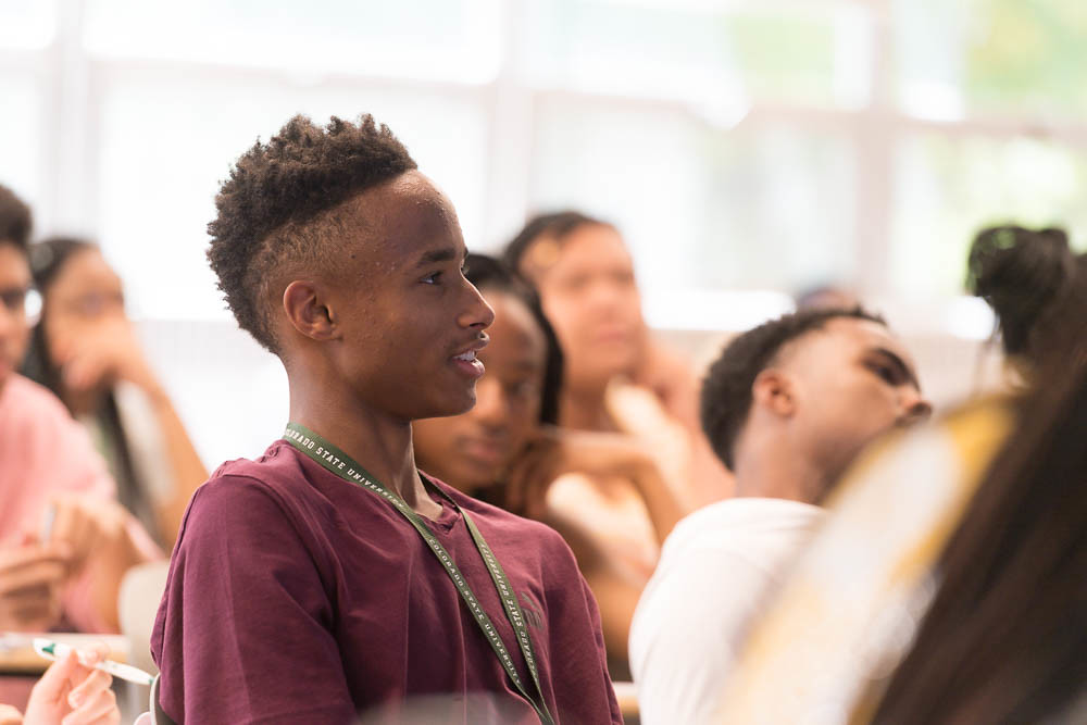 High school students get a taste of college during Colorado State Univerity's Black Issues Forum, June 13, 2019.