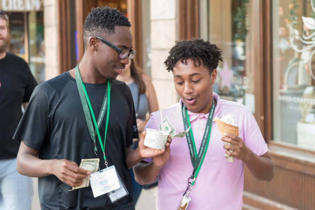 High school students from around the country explore Old Town during Colorado State Univerity's 27th Annual Black Issues Forum, June 12, 2019.