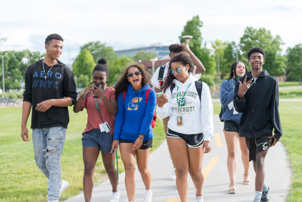 High school students from around the country attend a campus resource fair at Colorado State Univerity's 27th Annual Black Issues Forum, June 13, 2019.