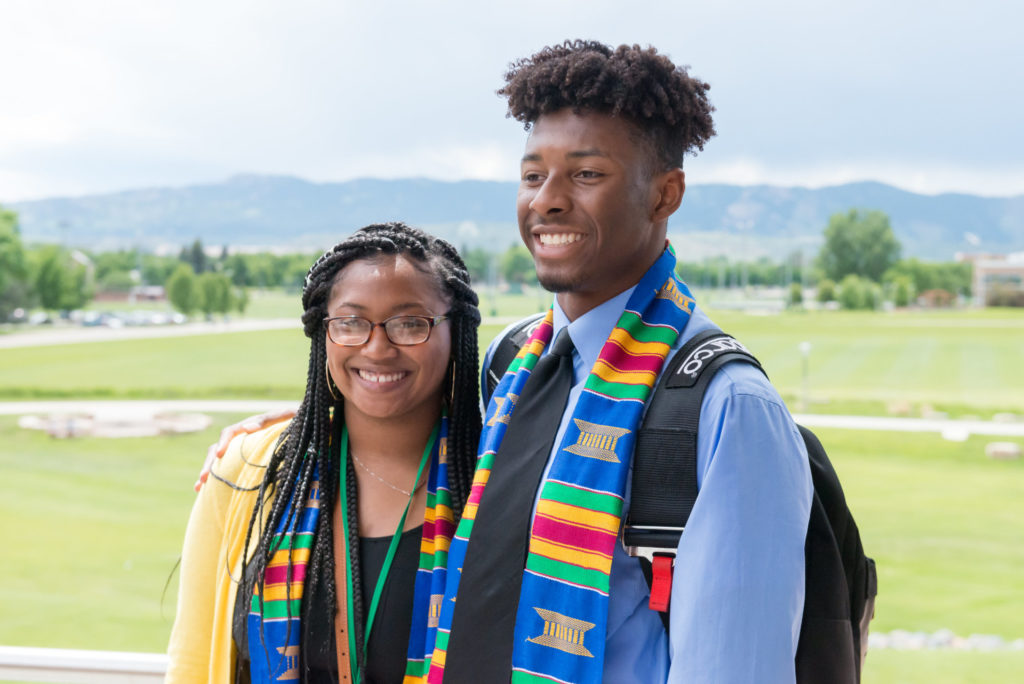 Staff, families, and friends watch as High school students from around the country present their final projects at Colorado State Univerity's 27th Annual Black Issues Forum, June 15, 2019.