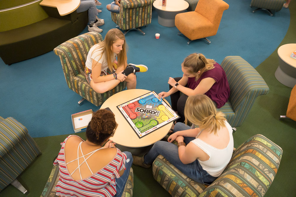 New students explore the Lory Student Center during Ramapalooza, part of 2019 Ram Welcome, August 23, 2019