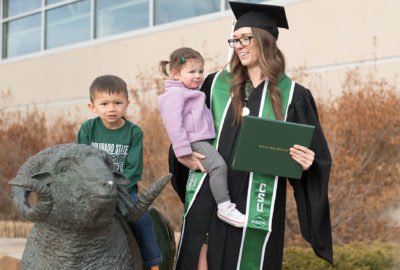 Graduates of the Colorado State University College of Liberal Arts are celebrated at the Fall Commencement December 21, 2019.