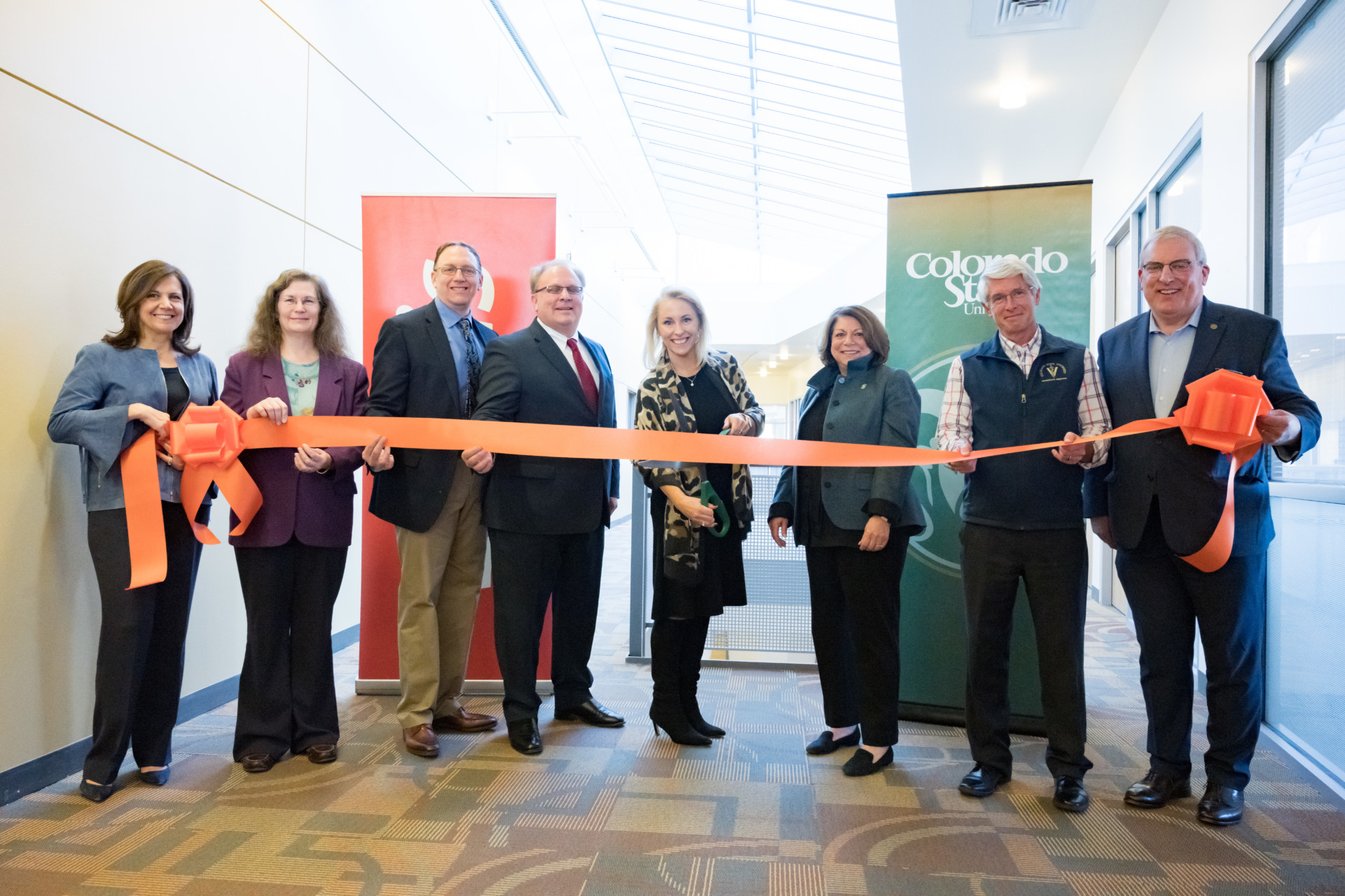 Zoetis, CSU leaders at ribbon-cutting on the Foothills campus