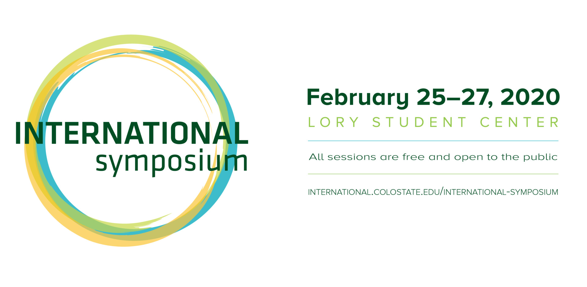 International Symposium banner