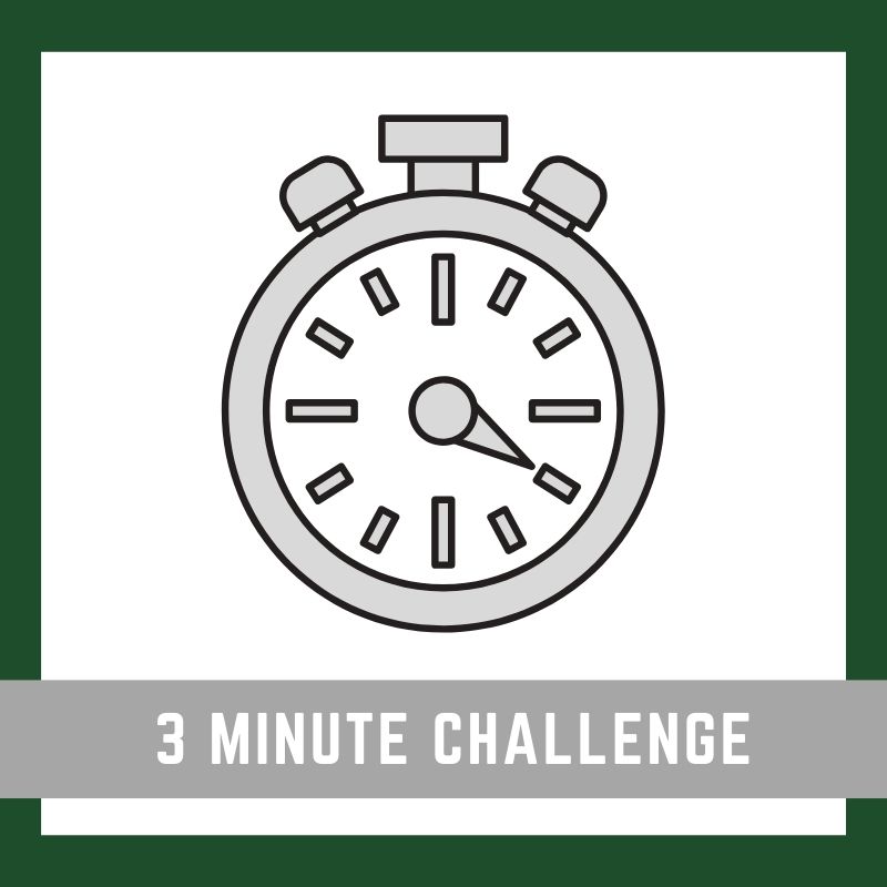 3 minute challenge logo