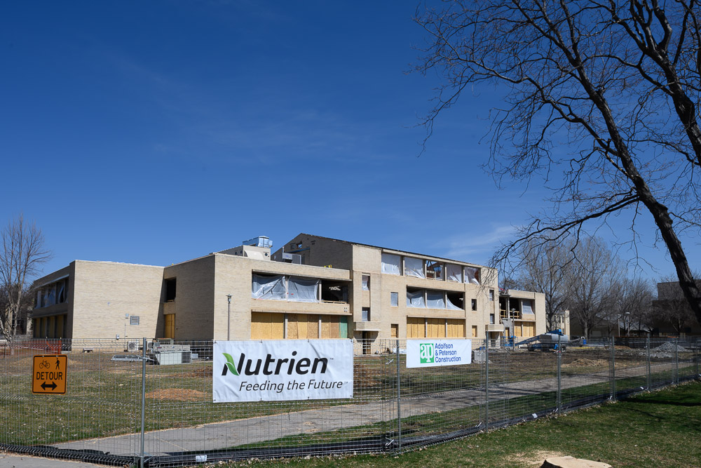 Nutrien building under construction