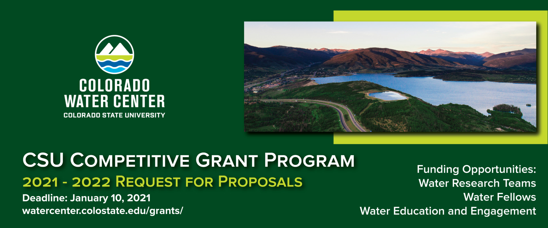 Colorado Water Center call for proposals