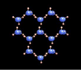Atomic structure of ice