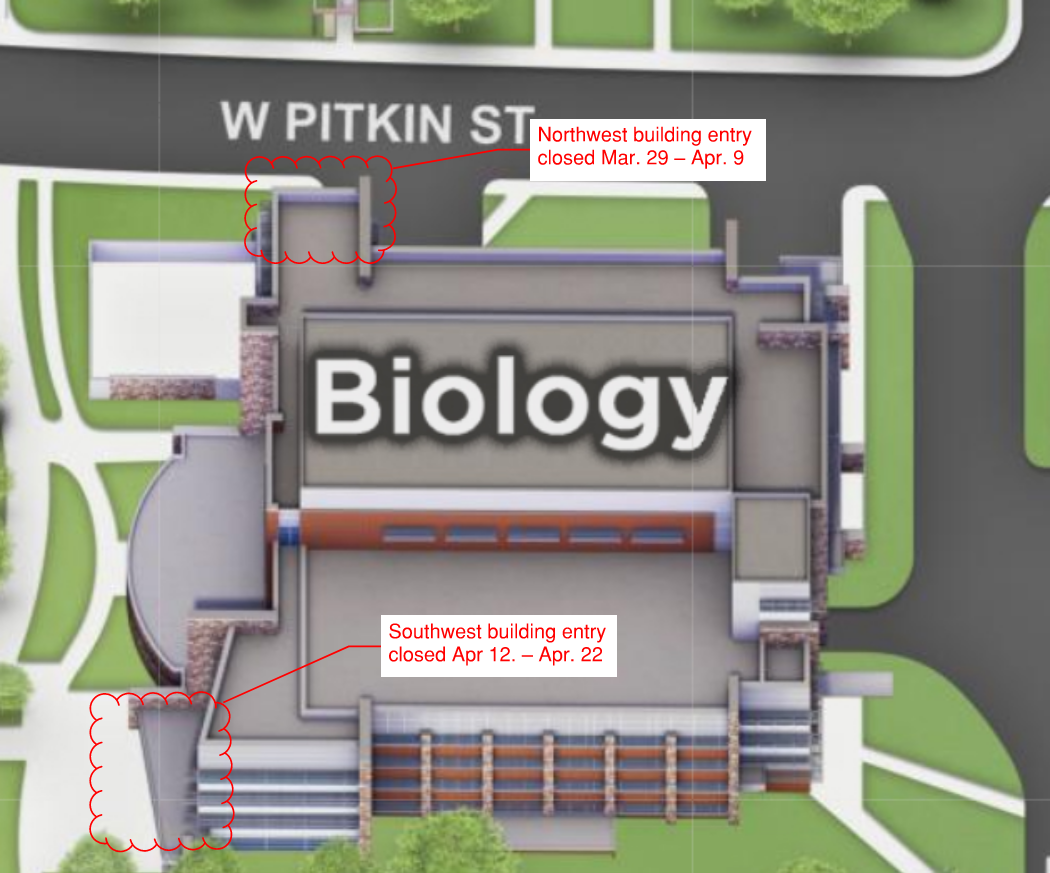 CSU Biology Building Map