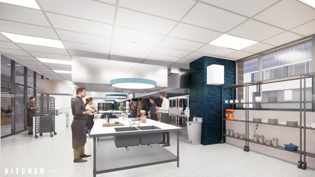 commissary kitchen rendering