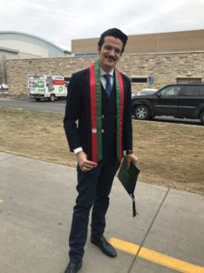 Mahmod at graduation