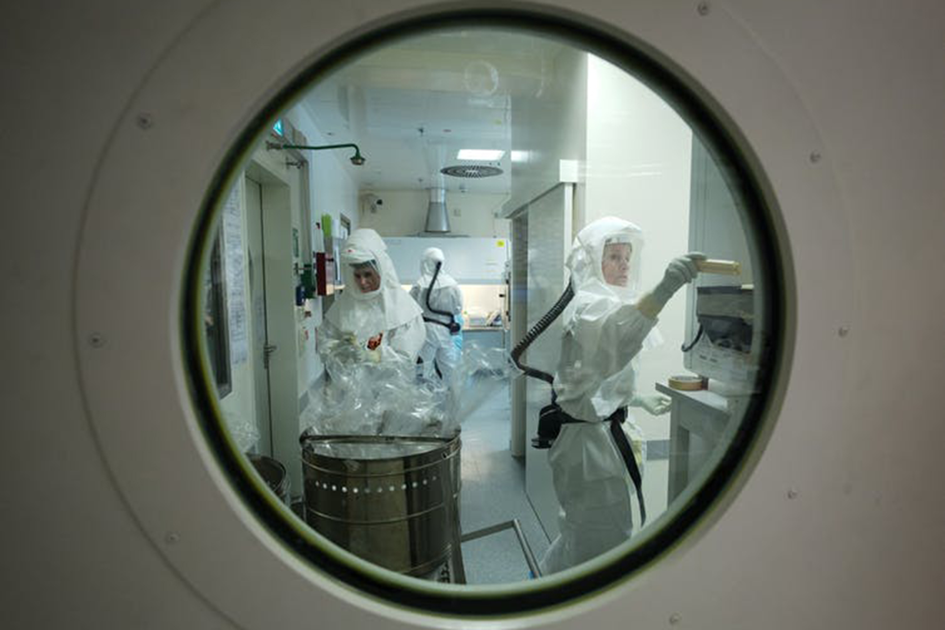 scientists working in a lab