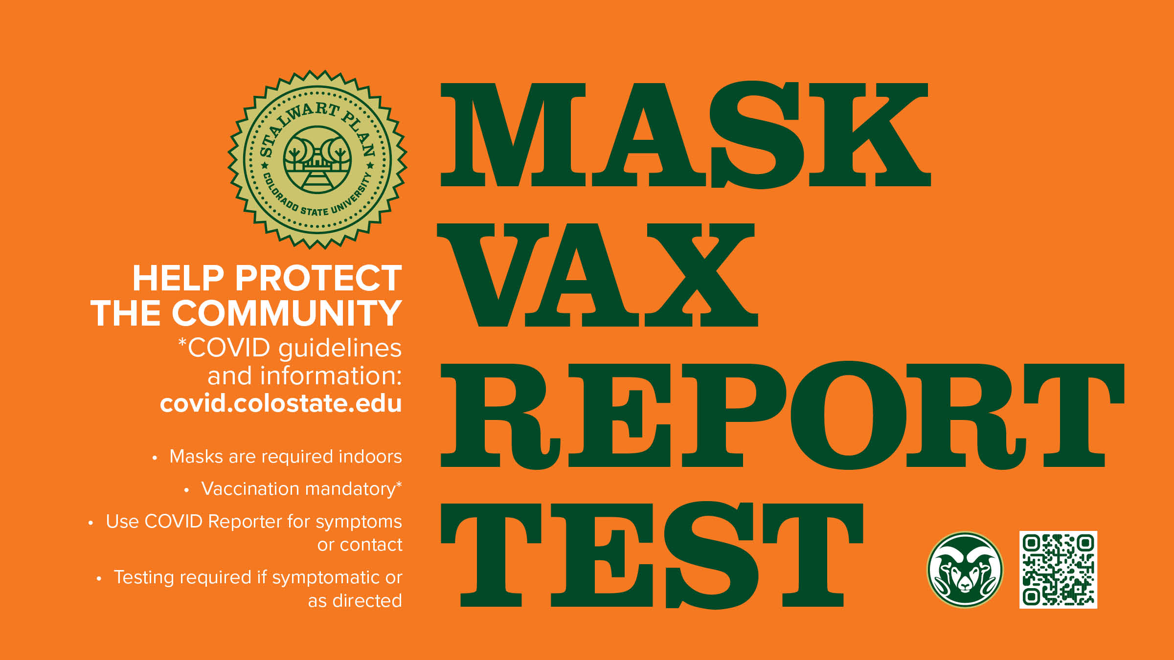 CSU Mask Vax Report Test graphic