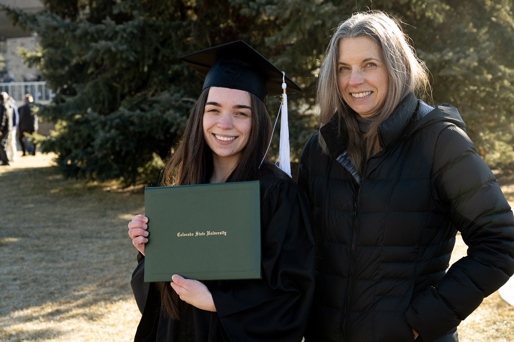 The College of Liberal Arts celebrates its graduates at the 2021 Fall Commencement at Colorado State University, December 18, 2021