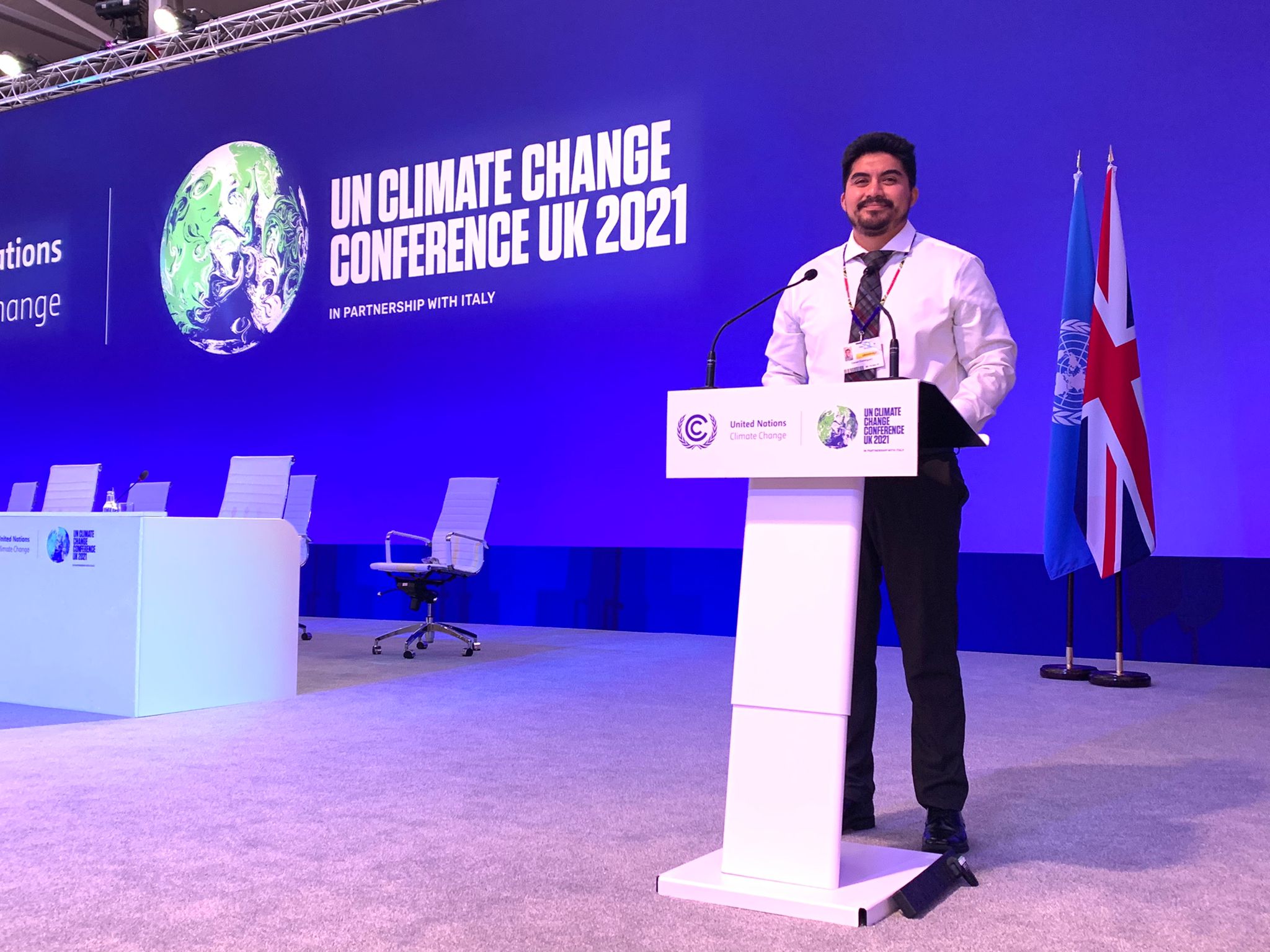 Dominguez Climate Talks Stage