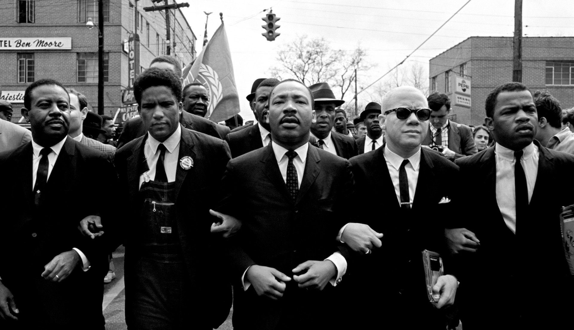 Dr. Martin Luther King, Jr. marching