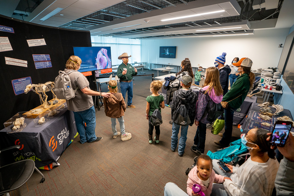 Kids can try virtual reality exhibits at the CSU Spur campus.